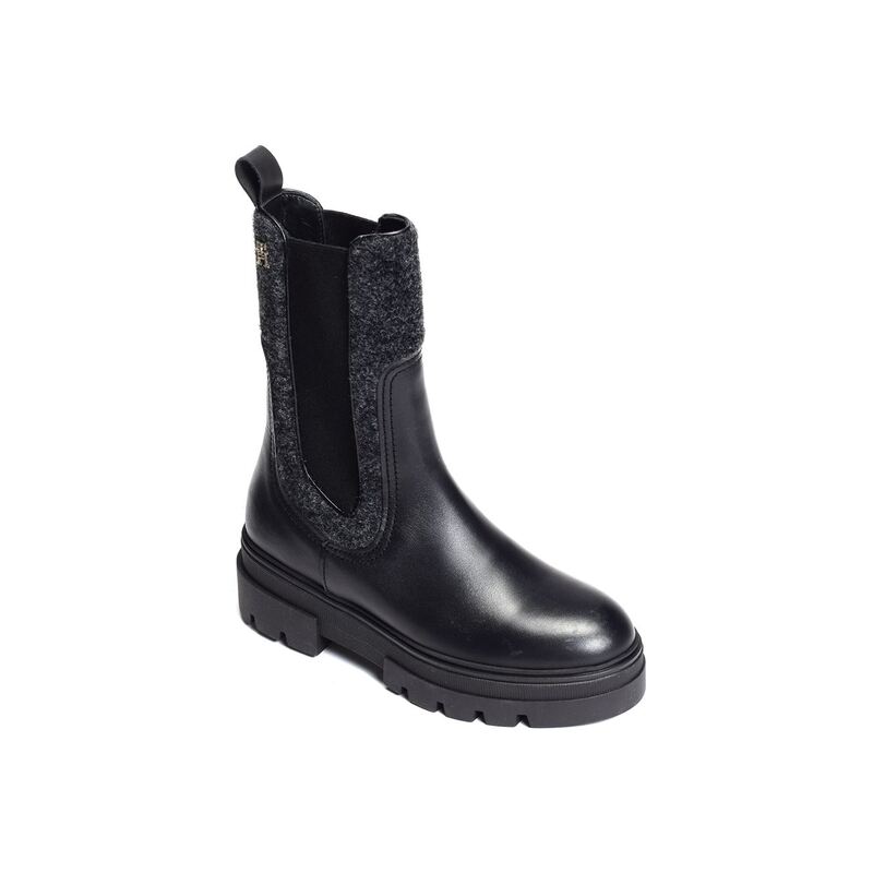 SEASONAL FEMININE CHELSEA BOOT 7497 Noir, Chelsea boots Tommy Hilfiger