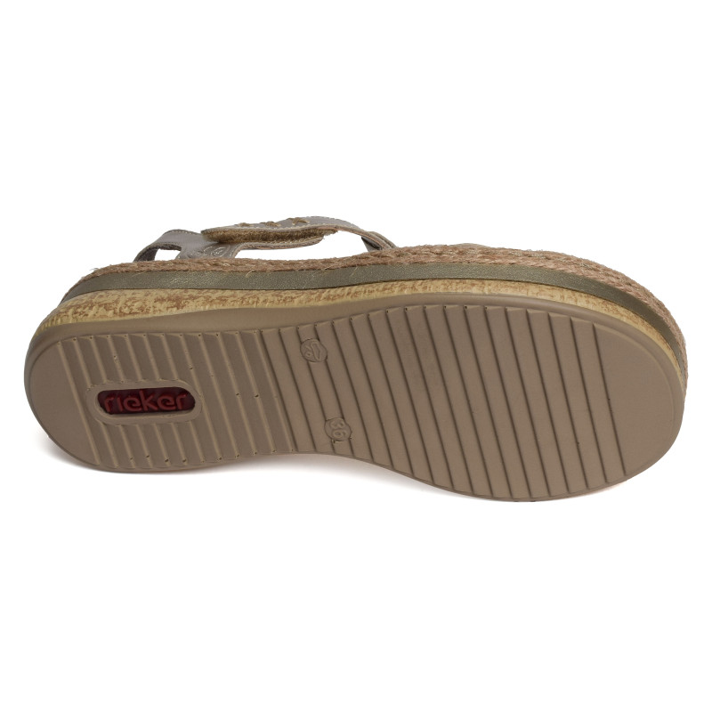 V0919 Platine, Sandales compensées Rieker