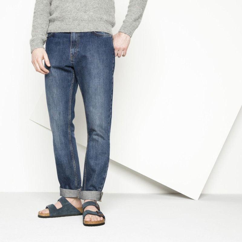 ARIZONA SFB CUIR Marine, Mules Birkenstock
