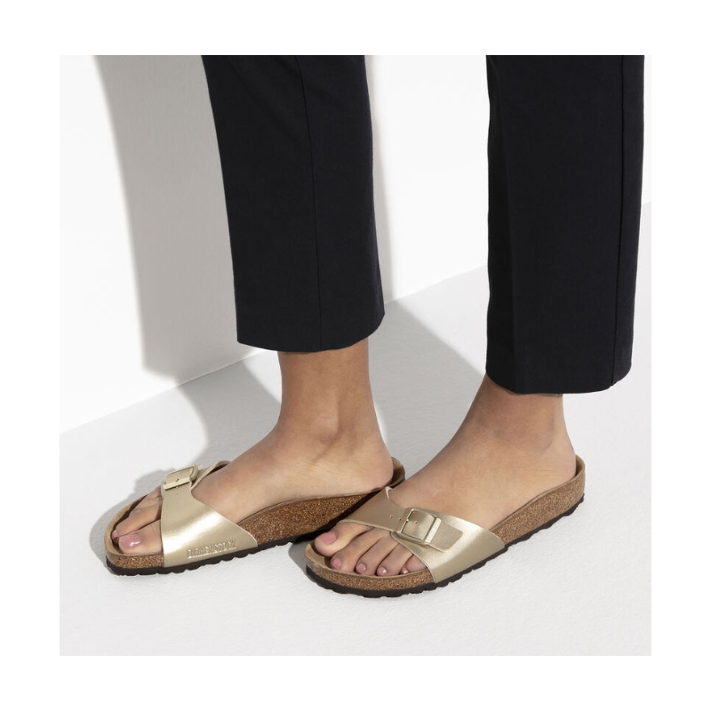 MADRID W Gold, Mules Birkenstock