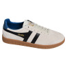  HURRICANE SUEDE TRAINERS Blanc Noir