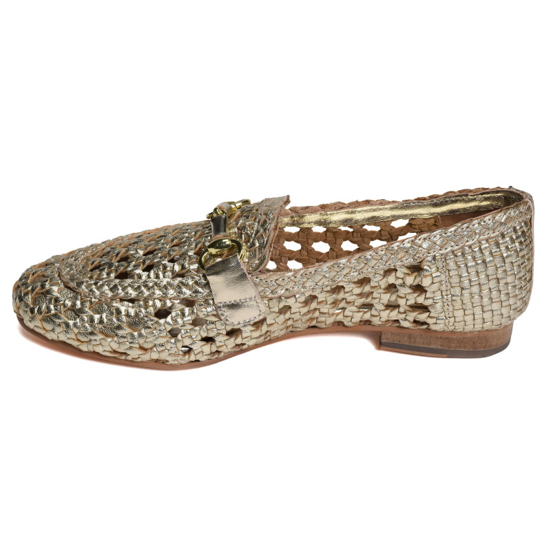 LAZER Platine, Mocassins Coco & Abricot