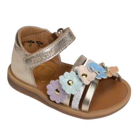 POPPY MULTI FLO Platine, Sandales plates & Nu-Pieds Pom d'Api