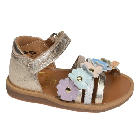 POPPY MULTI FLO Platine, Sandales plates & Nu-Pieds Pom d'Api