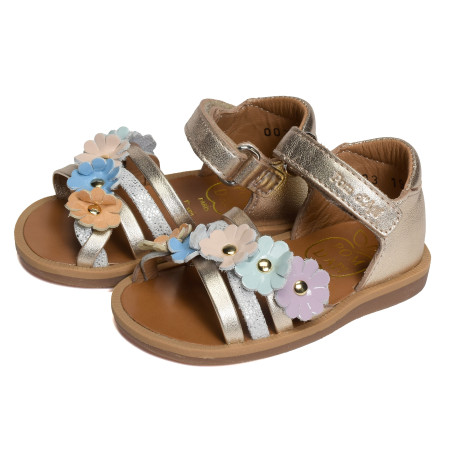 POPPY MULTI FLO Platine, Sandales plates & Nu-Pieds Pom d'Api