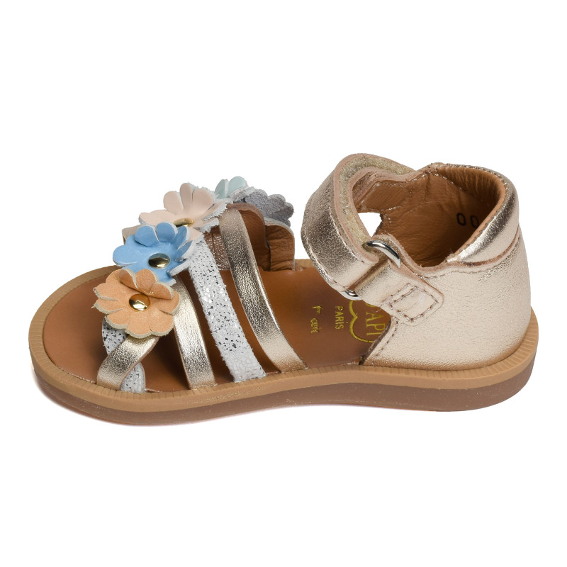 POPPY MULTI FLO Platine, Sandales plates & Nu-Pieds Pom d'Api