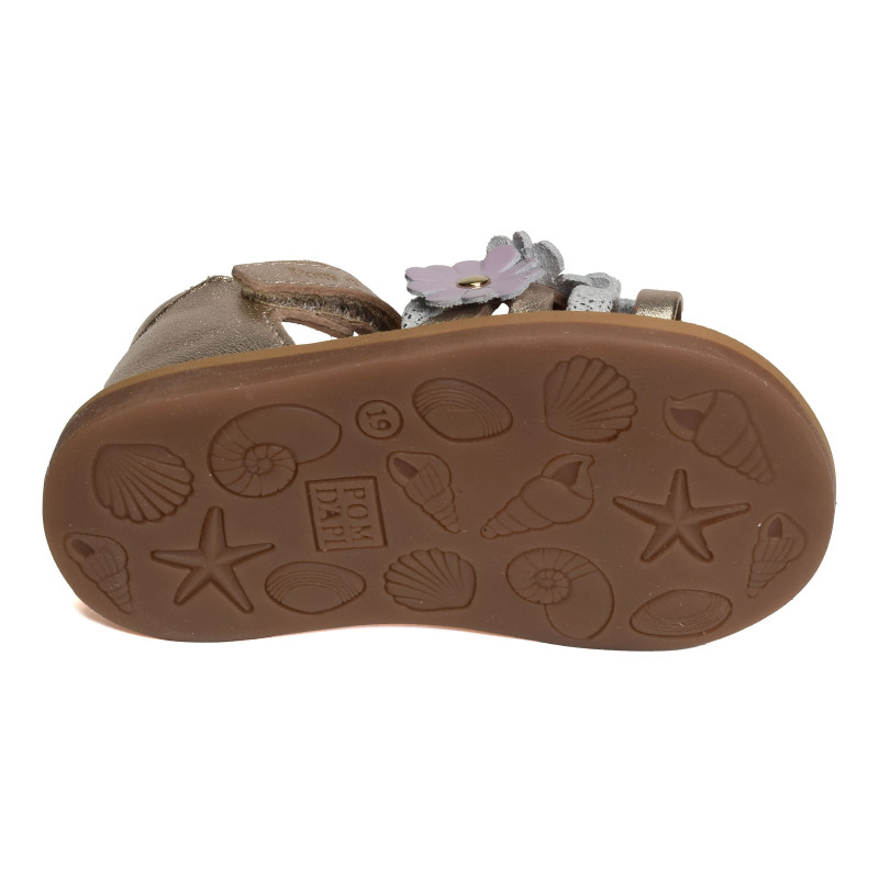 POPPY MULTI FLO Platine, Sandales plates & Nu-Pieds Pom d'Api