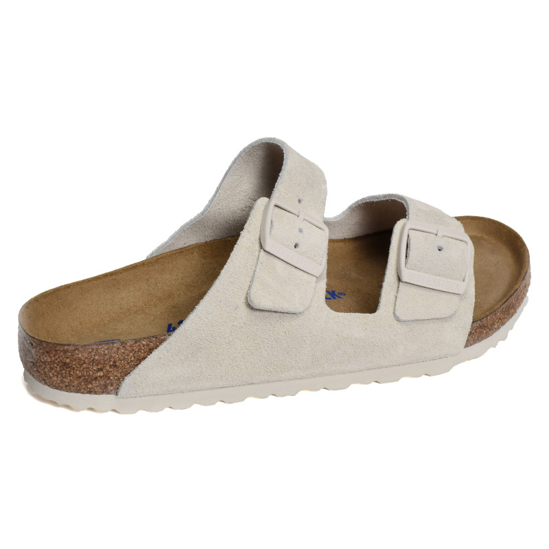 ARIZONA SFB CUIR Blanc, Mules Birkenstock