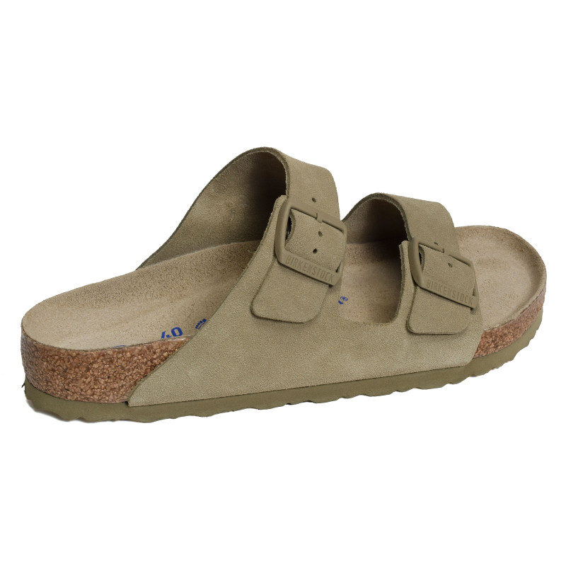 ARIZONA SFB CUIR Kaki Beige, Mules Birkenstock