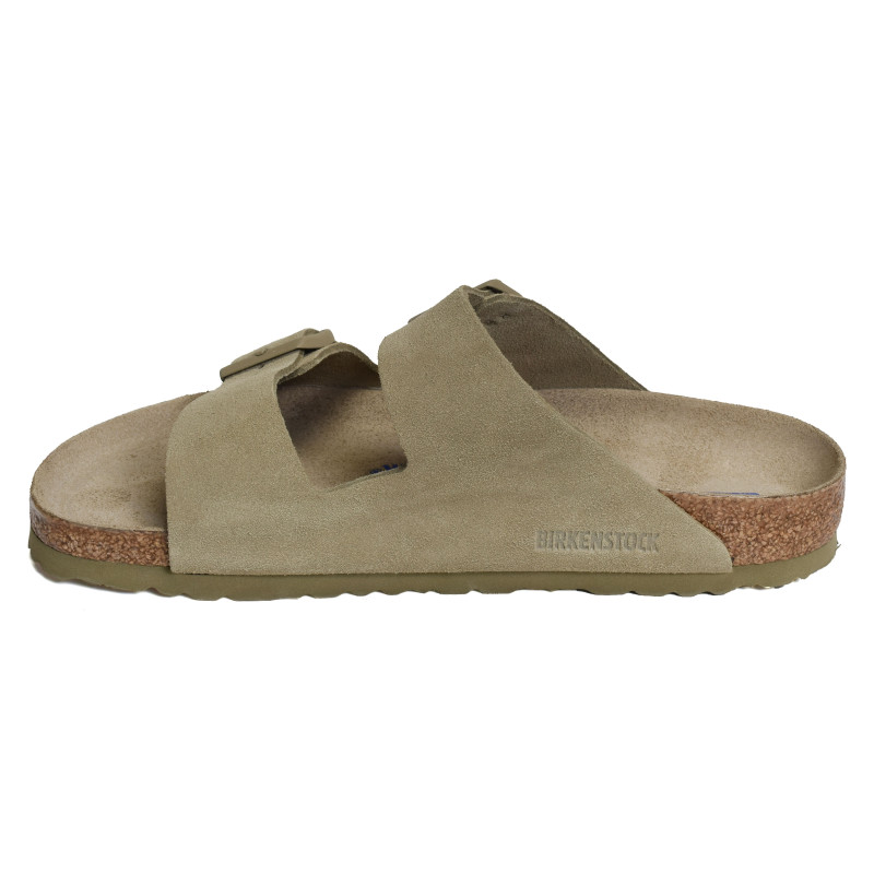 ARIZONA SFB CUIR Kaki Beige, Mules Birkenstock