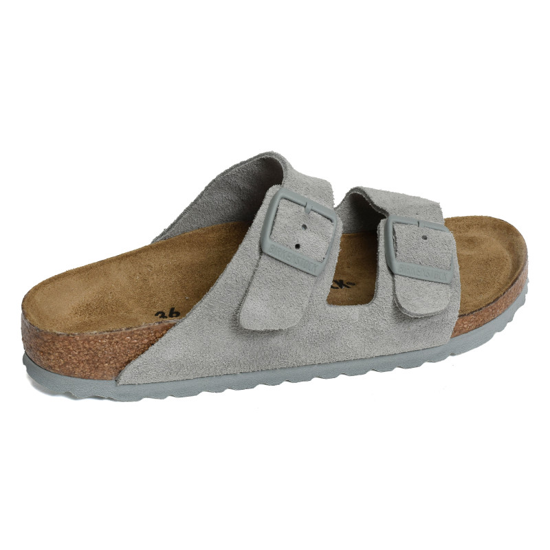 ARIZONA SUEDE W Bleu Gris, Mules Birkenstock