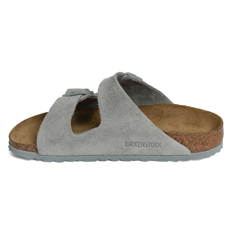 ARIZONA SUEDE W Bleu Gris, Mules Birkenstock