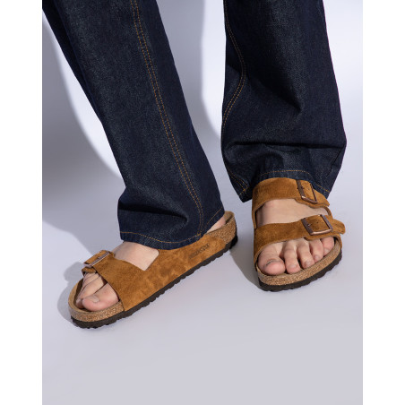 ARIZONA SUEDE Camel, Mules Birkenstock