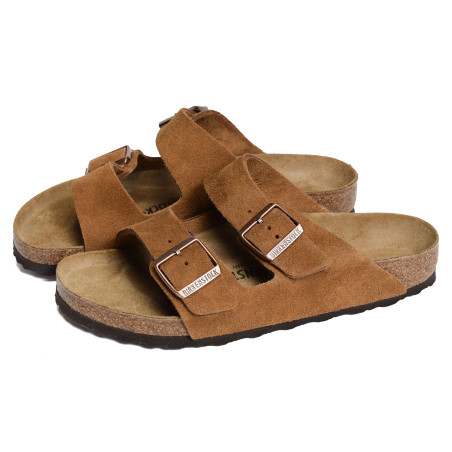ARIZONA SUEDE Camel, Mules Birkenstock