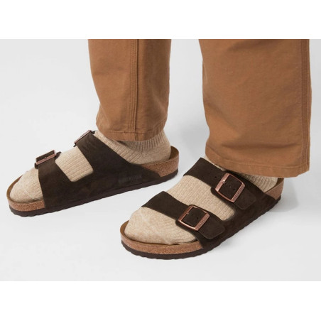 ARIZONA SUEDE Moka, Mules Birkenstock