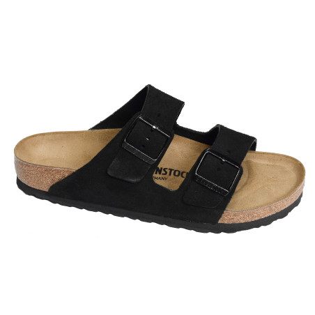 ARIZONA SUEDE Noir, Mules Birkenstock