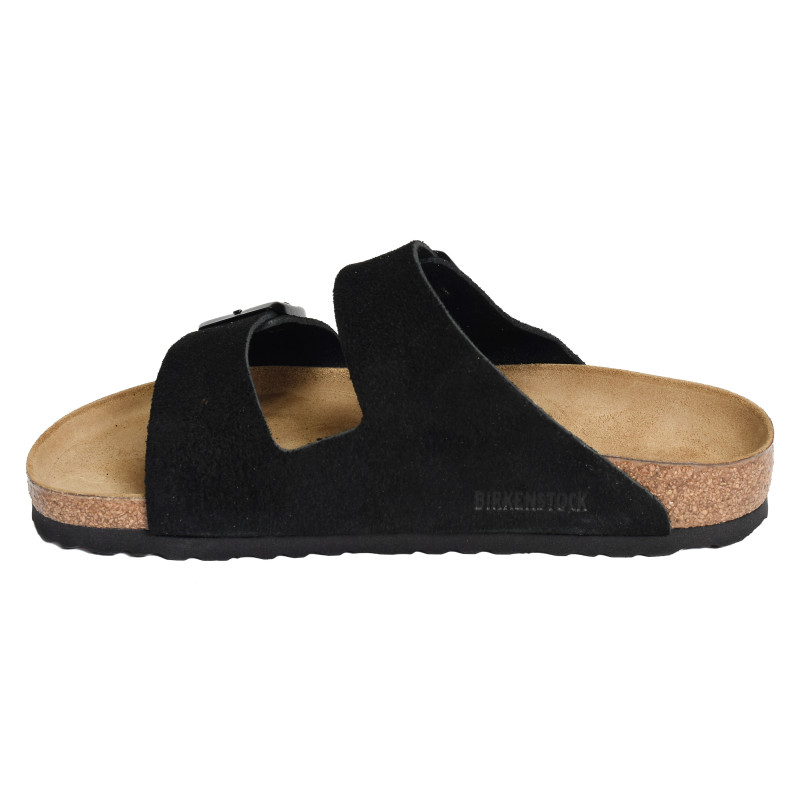 ARIZONA SUEDE Noir, Mules Birkenstock