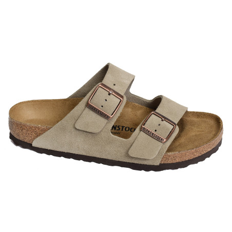 ARIZONA SUEDE Taupe, Mules Birkenstock