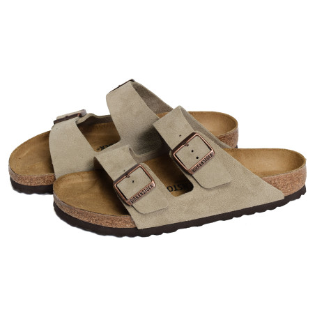 ARIZONA SUEDE Taupe, Mules Birkenstock