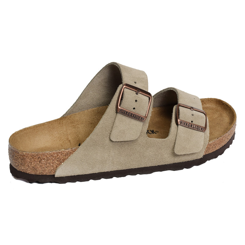 ARIZONA SUEDE Taupe, Mules Birkenstock