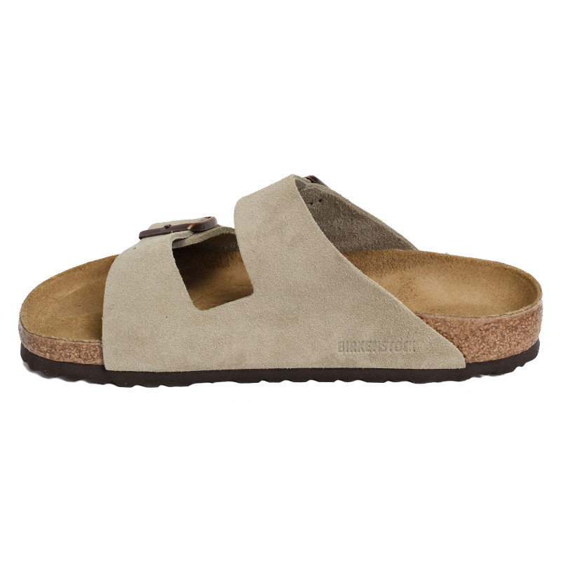 ARIZONA SUEDE Taupe, Mules Birkenstock