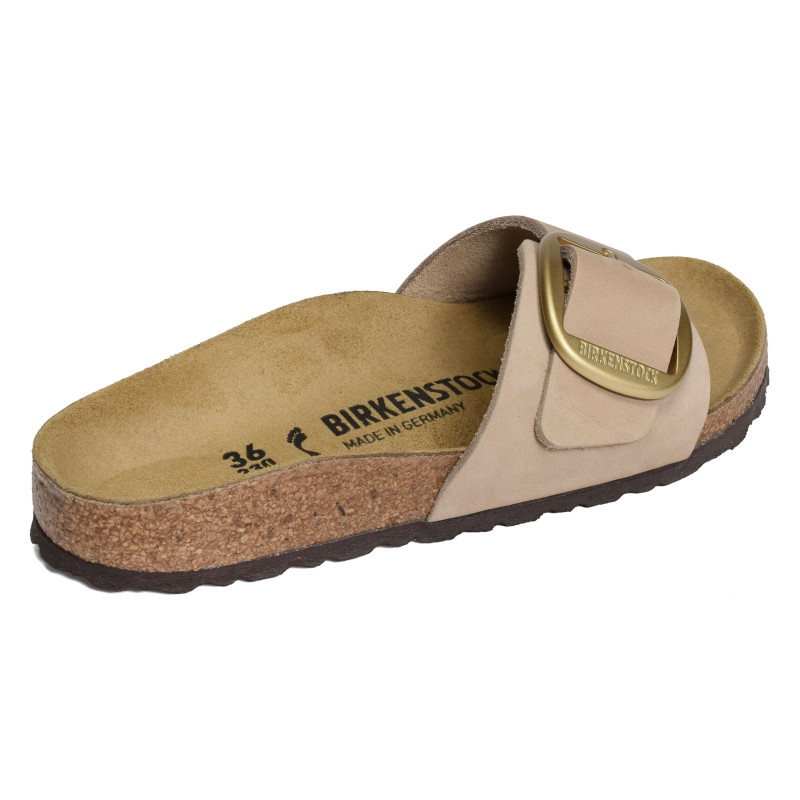 MADRID BIG BUCKULE LENB Sand, Mules Birkenstock