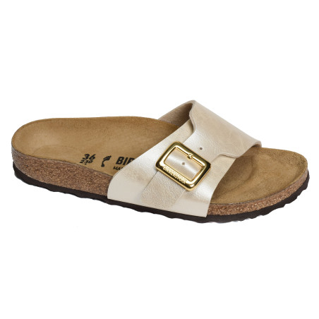 CATALINA CUSHION BUCKLE Ecru, Mules Birkenstock