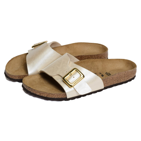 CATALINA CUSHION BUCKLE Ecru, Mules Birkenstock