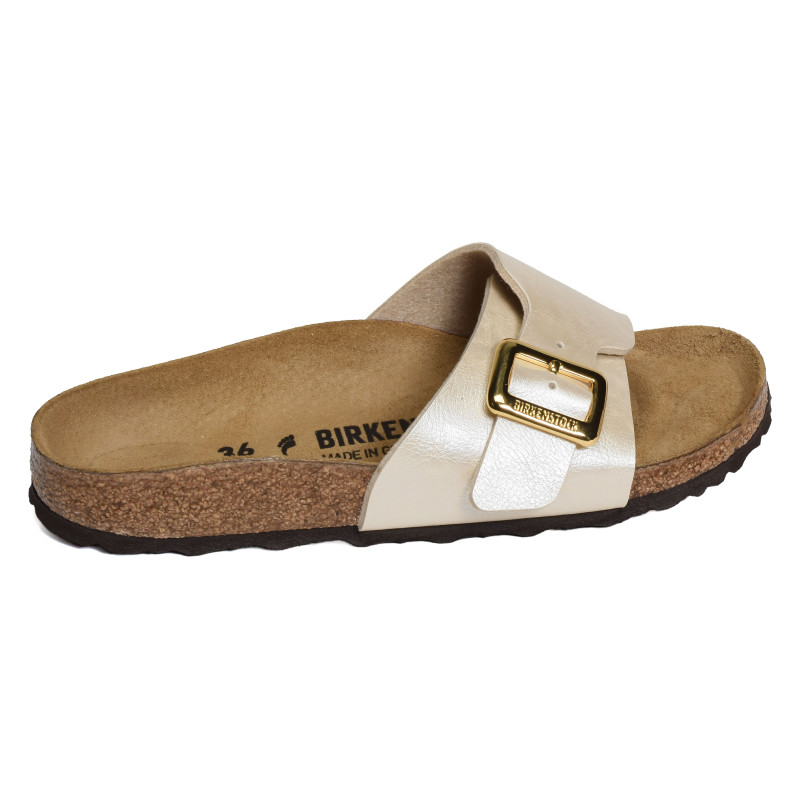 CATALINA CUSHION BUCKLE Ecru, Mules Birkenstock