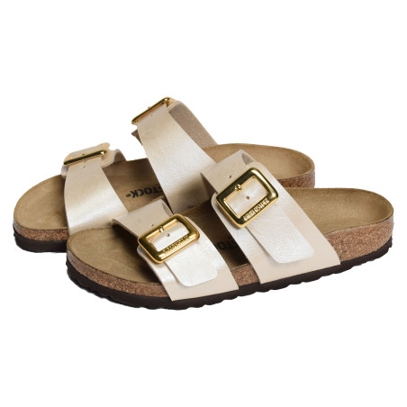 SYDNEY CUSHION BUCKLE Ecru, Mules Birkenstock