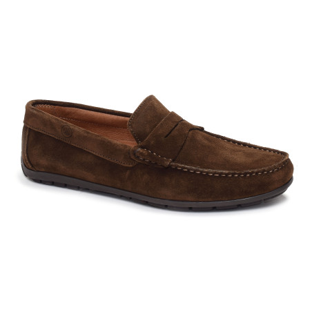 MARTIN Chocolat, Mocassins Atelier Tropézien