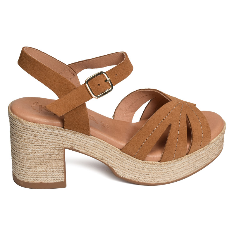2506 Camel, Nu-Pieds à talon Kaola