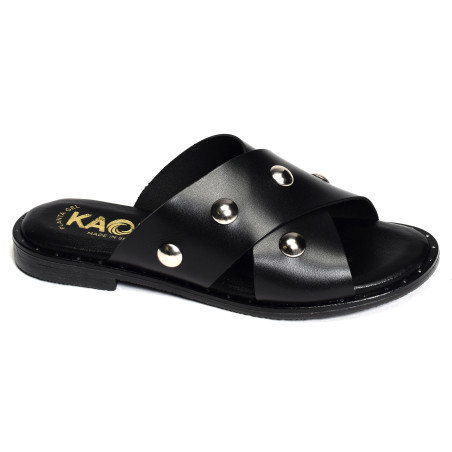 789 Noir, Mules Kaola