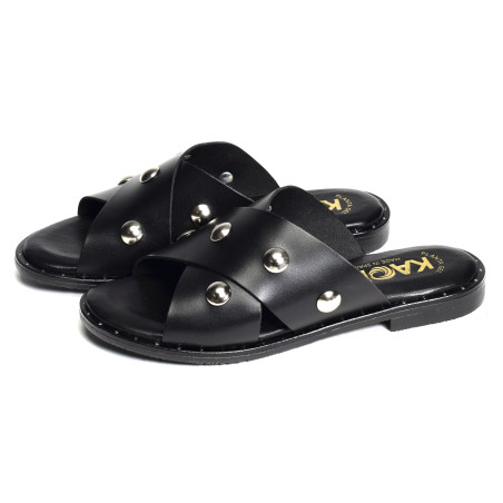 789 Noir, Mules Kaola
