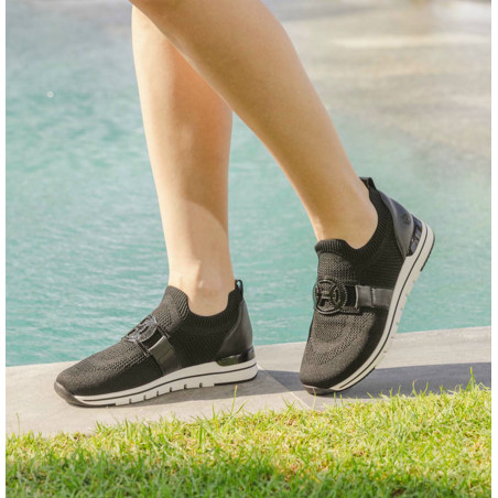 R6713 Noir, Slip-On Remonte