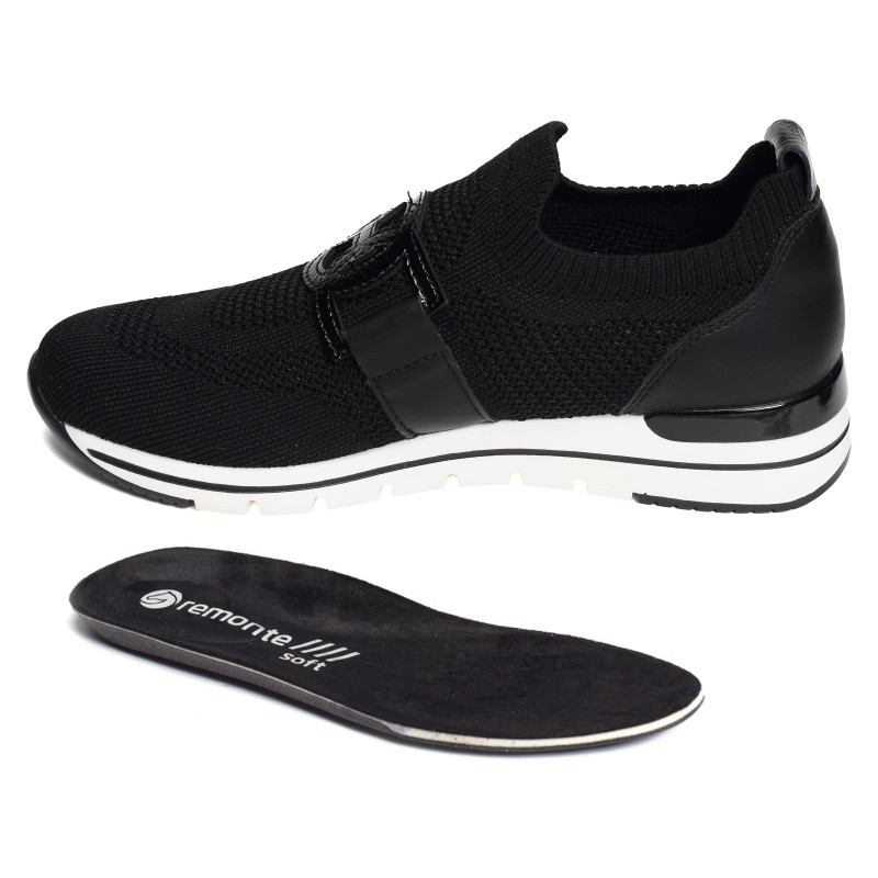 R6713 Noir, Slip-On Remonte