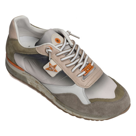 C848 XL Taupe Vert, Baskets running Cetti