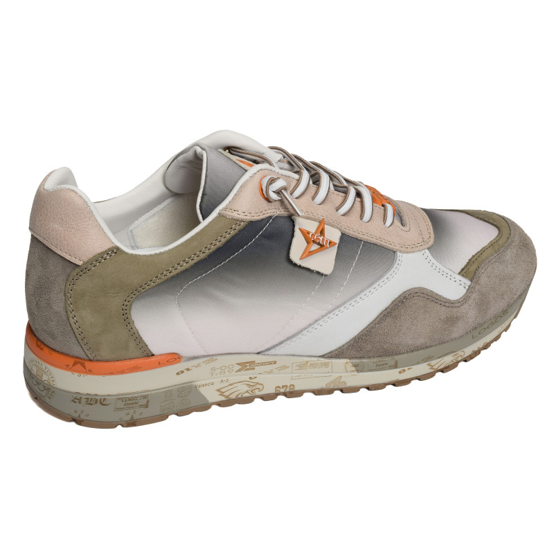 C848 XL Taupe Vert, Baskets running Cetti