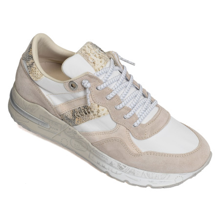 C1274 W Beige Blanc, Sneakers basses Cetti