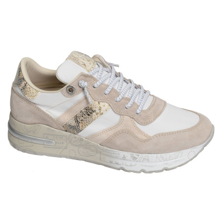 C1274 W Beige Blanc, Sneakers basses Cetti