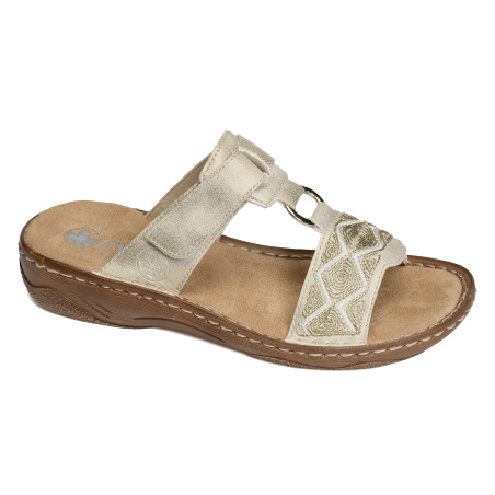 V2864 Beige, Mules Rieker