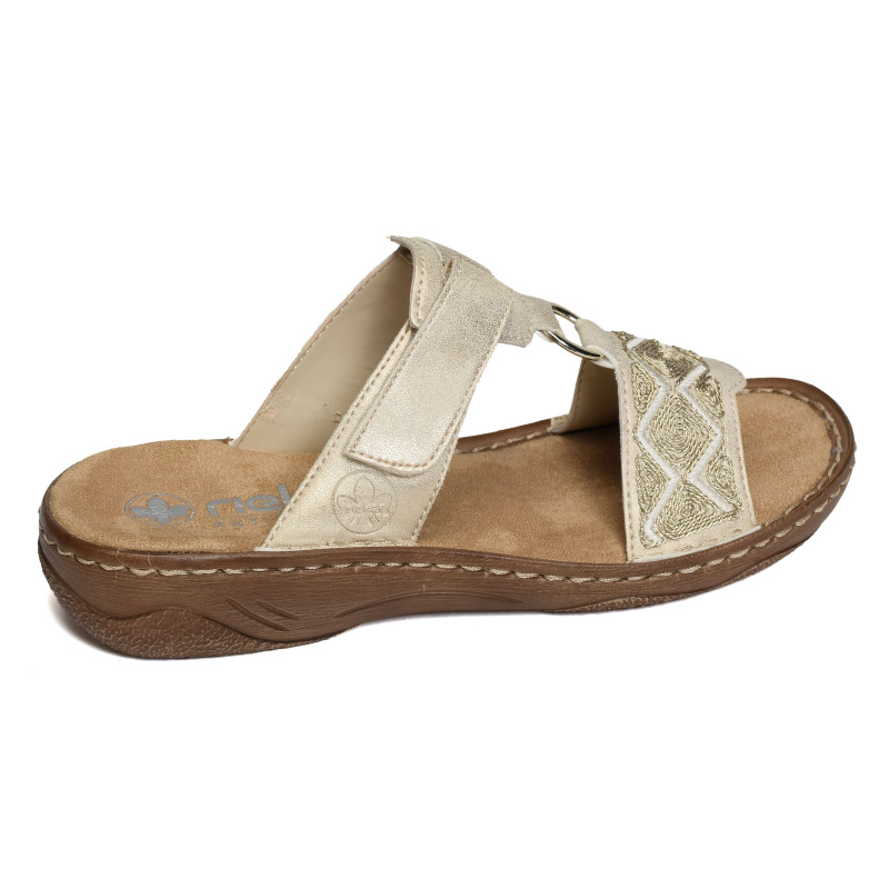 V2864 Beige, Mules Rieker