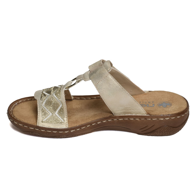 V2864 Beige, Mules Rieker