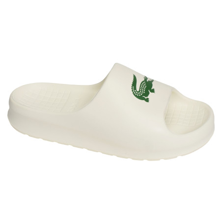 MENS SERVE SLIDE 2.0 Blanc Kaki, Claquettes Lacoste
