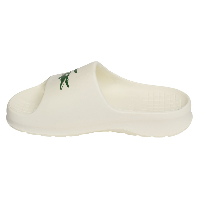 MENS SERVE SLIDE 2.0 Blanc Kaki, Claquettes Lacoste