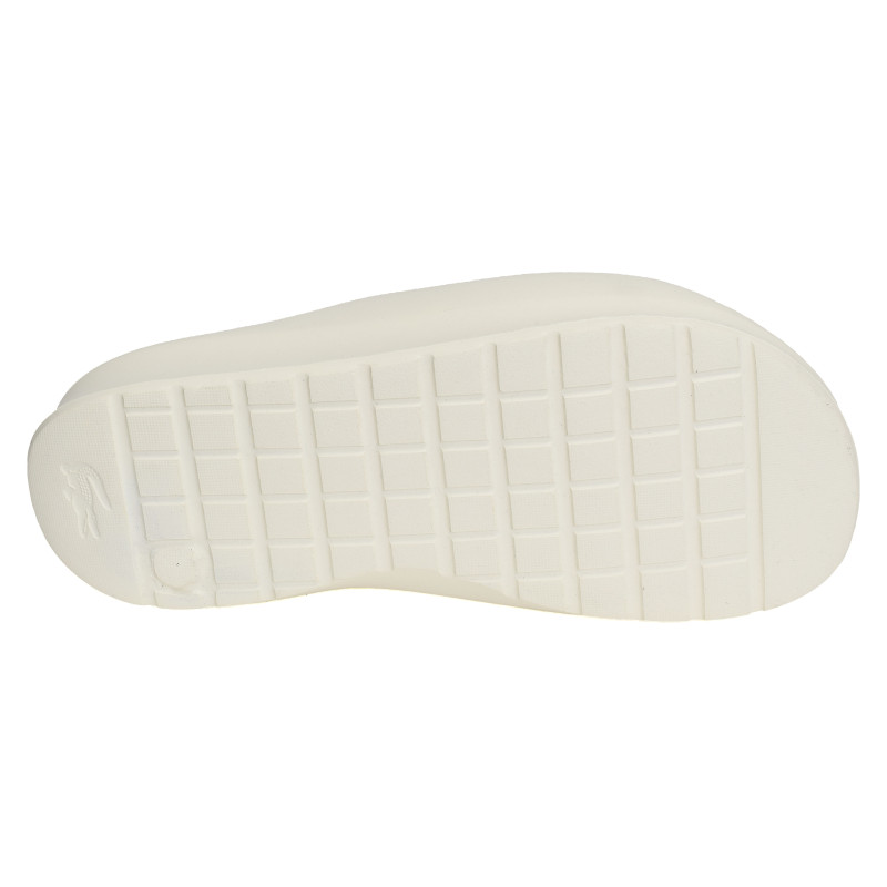 MENS SERVE SLIDE 2.0 Blanc Kaki, Claquettes Lacoste