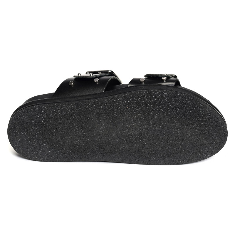 SH2338 Noir, Mules Atelier Tropézien