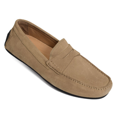 MARTIN Taupe, Mocassins Atelier Tropézien