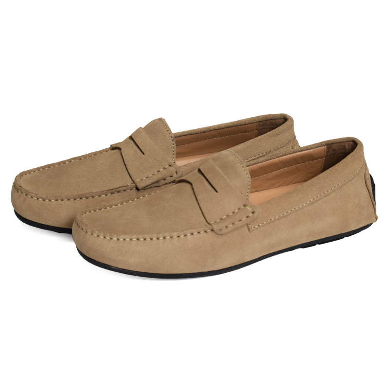 MARTIN Taupe, Mocassins Atelier Tropézien