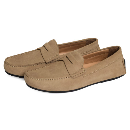 MARTIN Taupe, Mocassins Atelier Tropézien